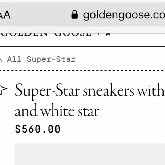 Golden Goose: super-star sneakers with glitter upper and white star